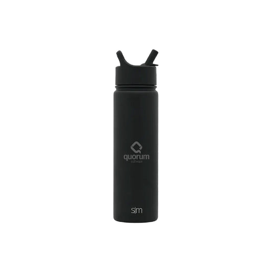 Quorum Black Water Bottle